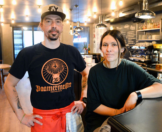 Bastien Kerninon et Isabelle Behnke. © Michel Duperrex