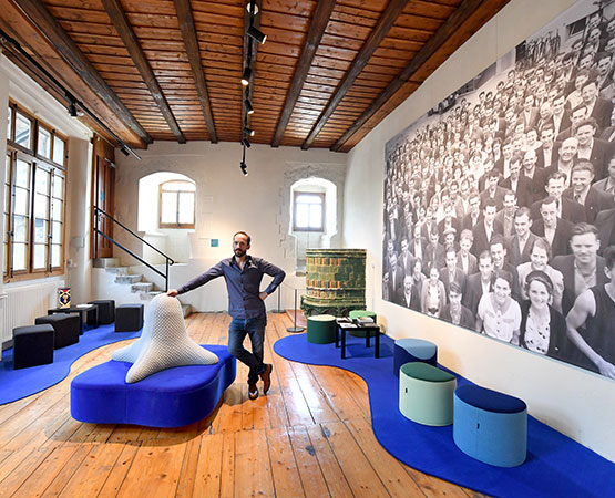 Vincent Fontana, directeur du Musée d’Yverdon et région. Michel Duperrex