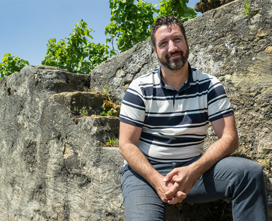 ARC Jean-Bernard Sieber Vincent Bailly, gestionnaire du domaine «Lavaux, vignoble en terrasse» et directeur de l’association Lavaux Patrimoine mondial: «L’entretien des murs de vigne est une charge phénoménale pour les vignerons.»