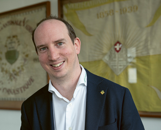 Benjamin Payot, président de GymVaud: «La gymnastique est une discipline omniprésente dans la plupart des communes du canton de Vaud.» ARC Jean-Bernard Sieber