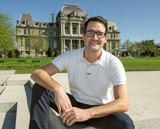 Gaël Lasserre, à la tête du Comité d’organisation de Lausanne 2025: «Une manifestation totalement hors norme.» ARC Jean-Bernard Sieber