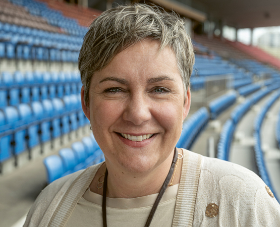 Myriam Pasche, cheffe du Service des sports de la Ville de Lausanne: «Cette Fête démontrera notre capacité collective à accueillir des événements de grande ampleur.» ARC Jean-Bernard Sieber