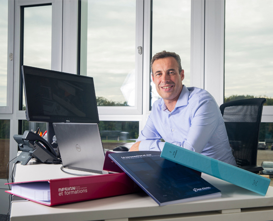 Fabrice Saillet dirige Acadis, spécialiste de la formation à distance qui compte chaque année plus de 1500 étudiants. Sigfredo Haro