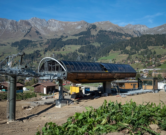 La nouvelle télécabine du Meilleret (un investissement de 16,5 millions) améliorera durablement le domaine skiable des Diablerets-Villars. ARC Jean-Bernard Sieber