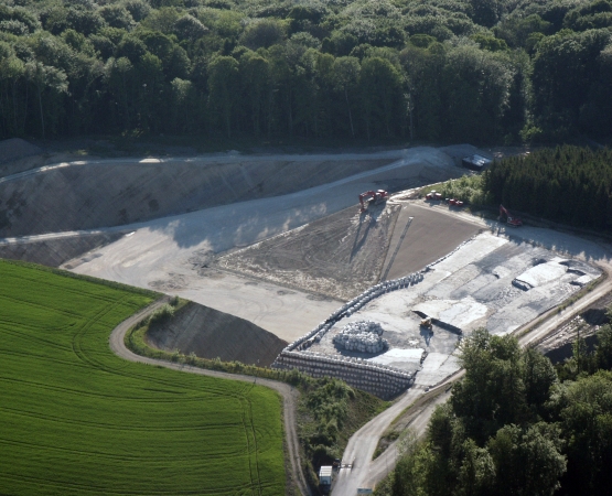 L’emploi de matériaux recyclés permet de ne pas épuiser les gravières et carrières. Jean-Michel Zellweger-a