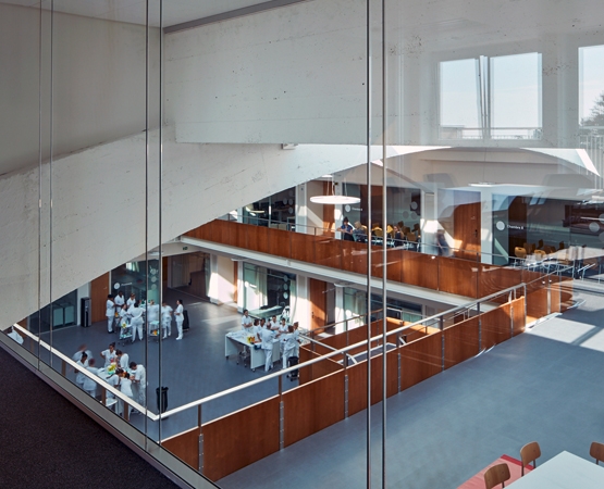 L’hôpital simulé de la Haute école de La Source, à Beaulieu-Lausanne : un laboratoire qui permet la rencontre entre monde professionnel et innovation. Jeremy Bierer