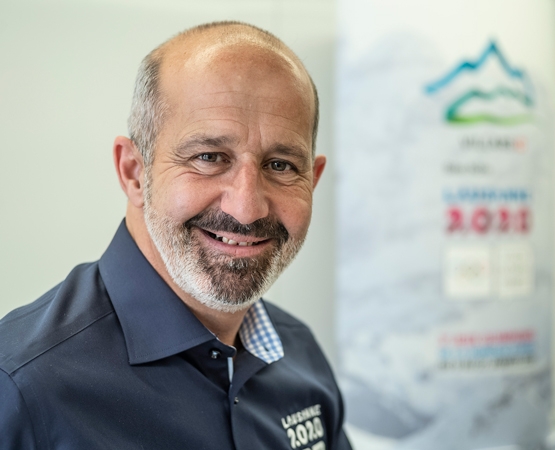 Ian Logan, directeur des JOJ 2020: «à la fin, il faut qu’on soit non pas soulagés, mais heureux.» ARC Jean-Bernard Sieber