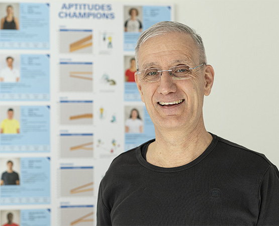 Florian Etter, adjoint pédagogique au Service de l’éducation physique et du sport. ARC Jean-Bernard Sieber