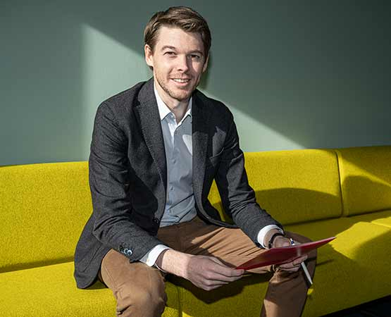Frédéric Clerc (Direction générale de la mobilité et des routes), pilote d’un rapport stratégique sur le transport de marchandises. ARC Jean-Bernard Sieber